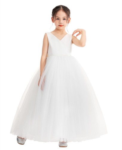 Abito sposa scollo - scollo, con