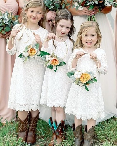 Abito bambina fiori - bambina, a